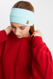 Aqua-Çimen Yeşil 2'li Pamuklu Kaşkorse, Kaymaz, Terletmez, Ultra Hafif, Spor Saç Bandı Bandana Buff - 5