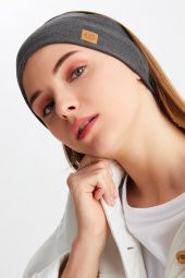 Füme Kadın Pamuklu Termal, Kaymaz, Terletmez, Ultra Hafif, Spor Saç Bandı Bandana Buff - 4