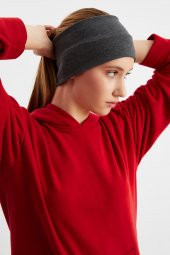 Füme Kadın Pamuklu Kaşkorse, Kaymaz, Terletmez, Ultra Hafif, Spor Saç Bandı Bandana Buff - 1