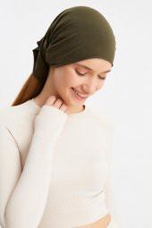 HAKİ Kadın 4 fonksiyonlu Koruyucu, Pamuklu, Esnek, Terletmez, Bandana, Boyunluk, Buff, Maske - 7