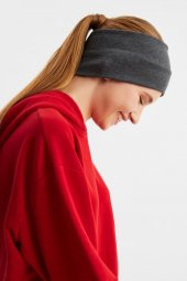 Füme Kadın Pamuklu Kaşkorse, Kaymaz, Terletmez, Ultra Hafif, Spor Saç Bandı Bandana Buff - 5