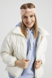 Handmade  Pudra new dizayn  butik Kadın Bandana Saç Bandı, ekstra yumuşak yerli kumaş, şık rahat göz alıcı thumbnail 4