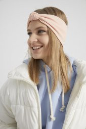 Handmade  Pudra new dizayn  butik Kadın Bandana Saç Bandı, ekstra yumuşak yerli kumaş, şık rahat göz alıcı thumbnail 7