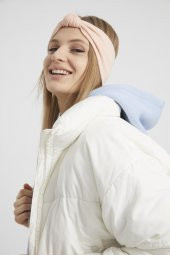 Handmade  Pudra new dizayn  butik Kadın Bandana Saç Bandı, ekstra yumuşak yerli kumaş, şık rahat göz alıcı thumbnail 8