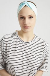 Batik bulut, butik tasarım Kadın Bandana Saç Bandı, ekstra yumuşak,  Esnek, doğal, pamuklu Penye - 2
