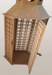 Hobi Adn 90233 Dekoratif Fenerlik MDF HAM CNC Kesim Nakış Oymalı Klipsli El Yapım - 2