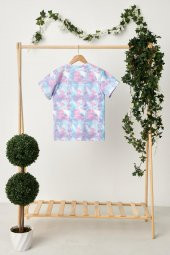 Batik Kız Çocuk Kısa Kollu Desenli Bisiklet Yaka Terletmez, Yumuşak Rahat %100 Pamuklu Penye T-Shirt - 5