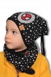 Babygiz Erkek siyah beyaz bere boyunluk - 1