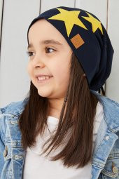 Babygiz Sarı Kırmızı Fanatik Bere Boyunluk Takım Yumuşak Çift Katlı Spor %100 Doğal Pamuklu Penye - 4