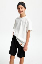 Siyah-melanj Kız Pamuklu Penye, Kaymaz, Terletmez, Ultra Hafif, Esnek Desenli Saç Bandı Bandana - 6