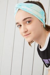 Batik Doğa Çocuk Genç Bandana Saç Bandı ekstra yumuşak Esnek doğal %100 pamuklu Penye - 1
