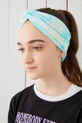 Batik Doğa Çocuk Genç Bandana Saç Bandı ekstra yumuşak Esnek doğal %100 pamuklu Penye - 8