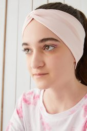 Şeker Pudra Çocuk Genç Bandana Saç Bandı ekstra yumuşak Esnek doğal %100 pamuklu Penye - 5