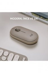 M350 Pebble Sessiz Kablosuz Kompakt Mouse  Pembe - 10