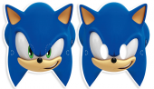 Sonic Temalı Karton Maske 6 Adet - 2