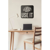 Dekoratif Ahşap Duvar Dekoru Use It - 1