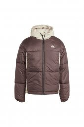 Adidas Kahve - Bej Erkek Kapüşonlu Parçalı Mont Ik0519 - 1