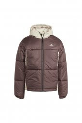 Adidas Kahve - Bej Erkek Kapüşonlu Parçalı Mont Ik0519 - 3