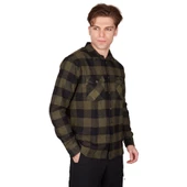 Alpinist Felder Erkek Ekose Outdoor Gömlek Haki (600601) thumbnail 3