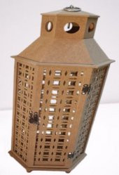 Hobi Adn 90234 Dekoratif Fenerlik MDF HAM CNC Kesim Klipsli Antik Menteşe El Yapı - 4