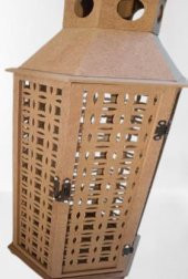 Hobi Adn 90234 Dekoratif Fenerlik MDF HAM CNC Kesim Klipsli Antik Menteşe El Yapı - 7