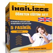 İlkokul ve Ortaokullara İngilizce Öğreten Eğitim Seti - 1