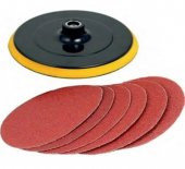 Yedekli Cırt Disk Zımpara Tabanı 115mm 6 ADET - 1