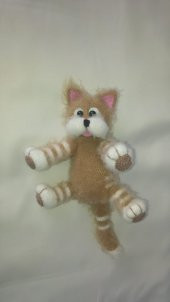 Sevimli Kedi Amigurumi Organik Oyuncak - 2