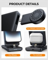 Joyroom 4 in 1 Katlanabilir Şarj İstasyonu Lightning - 7