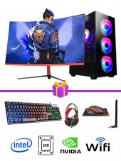RAMTECH FULLFORCE FF541 İ5-10400F 16GB RAM 256GB SSD 1TB HDD RTX3050/8GB 23.6CURVED MONİTÖR OYUNCU MASAÜSTÜ BİLGİSAYAR - 1