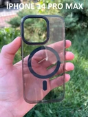 İphone 14 Pro Max Hybrid Magsafe Animasyonlu Sararmaz Kılıf thumbnail 5