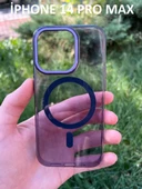 İphone 14 Pro Max Hybrid Magsafe Animasyonlu Sararmaz Kılıf thumbnail 3