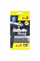Gillette Blue3 Comfort Slalom 9+3'lü Kullan At Tıraş Bıçağı 5 Adet - 1