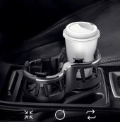 Coofbe Yeni Nesil Araç Bardak Tutucu Bardak Çoğaltıcı Araç İçin Çift Bardak İçecek Tutucu Bardaklık - 2