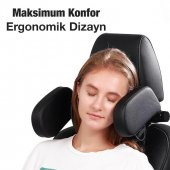Coofbe Ergonomik Katlanabilir Araç BoyunLuk Araç Yastığı Araç Kafalık Araç Uyku Yastığı Araba Seyahat Yastığı - 2