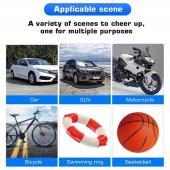 Coofbe Led Göstergeli Işıklı 120W 2000Mah Şarjlı Kablosuz Taşınabilir Lastik Pompası Komprosor - 5