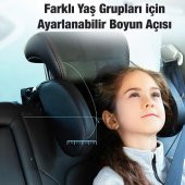 Coofbe Ergonomik Katlanabilir Araç BoyunLuk Araç Yastığı Araç Kafalık Araç Uyku Yastığı Araba Seyahat Yastığı - 3