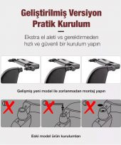 Coofbe Ergonomik Katlanabilir Araç BoyunLuk Araç Yastığı Araç Kafalık Araç Uyku Yastığı Araba Seyahat Yastığı - 4