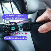 Coofbe Ergonomik Katlanabilir Araç BoyunLuk Araç Yastığı Araç Kafalık Araç Uyku Yastığı Araba Seyahat Yastığı - 5