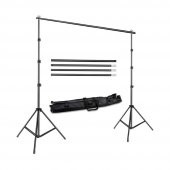 Cazipshop 2x3m Fon Standı Background Fon Perde Için Stand 2x3m fon standı - 2