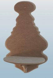 Hobi Adn 90240 Dekoratif Lamba Ve Kupa Raf CNC Kesim Ahşap MDF HAM El Yapım - 1