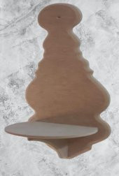 Hobi Adn 90240 Dekoratif Lamba Ve Kupa Raf CNC Kesim Ahşap MDF HAM El Yapım - 2