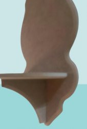 Hobi Adn 90240 Dekoratif Lamba Ve Kupa Raf CNC Kesim Ahşap MDF HAM El Yapım - 4