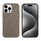 Apple iPhone 15 Pro Max Kılıf Mikro Fiber Mimoza Kapak - 6