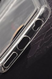 iPhone 6 Uyumlu Kredi Kartlıklı Şeffaf Kılıf Kamera Korumalı - 7