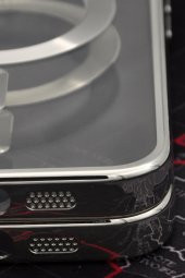 iPhone 13 Pro Max Uyumlu MagSafe Özellikli Gümüş Gri Silver Renkli Kenarlı Lazerli Şeffaf Kılıf Lens Korumalı thumbnail 4