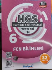SEVİYE YAYINLARI 6.SINIF FEN BİLİMLERİ HGS( HAFTALIK GÖZLEM SÜRECİ) TESTLERİ 32 HAFTA - 1