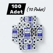 Mas 56x16 Termal Rulo Yazar Kasa Pos Kağıdı 16 Metre 100 Adet (10 Paket) - 1