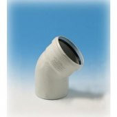 PVC Açık Dirsek 125X45° - 1
