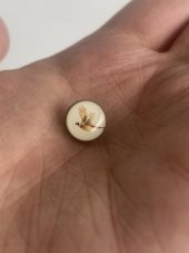 Sülün Resimli Damla Düğme 11mm 10 Adet - 6